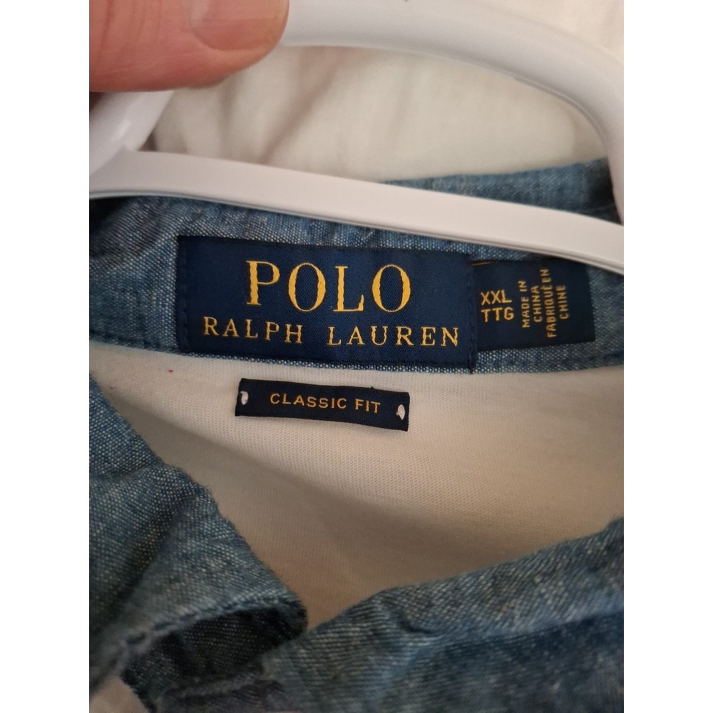 Polo Ralph Lauren‎ Men's XXL Classic Fit American Flag Polo Shirt Embroidered... - Picture 4 of 9